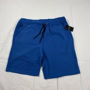 Arthur Beale Mens Royal Blue Fleece Sweat Shorts XL NWT Drawstring Casual Lounge